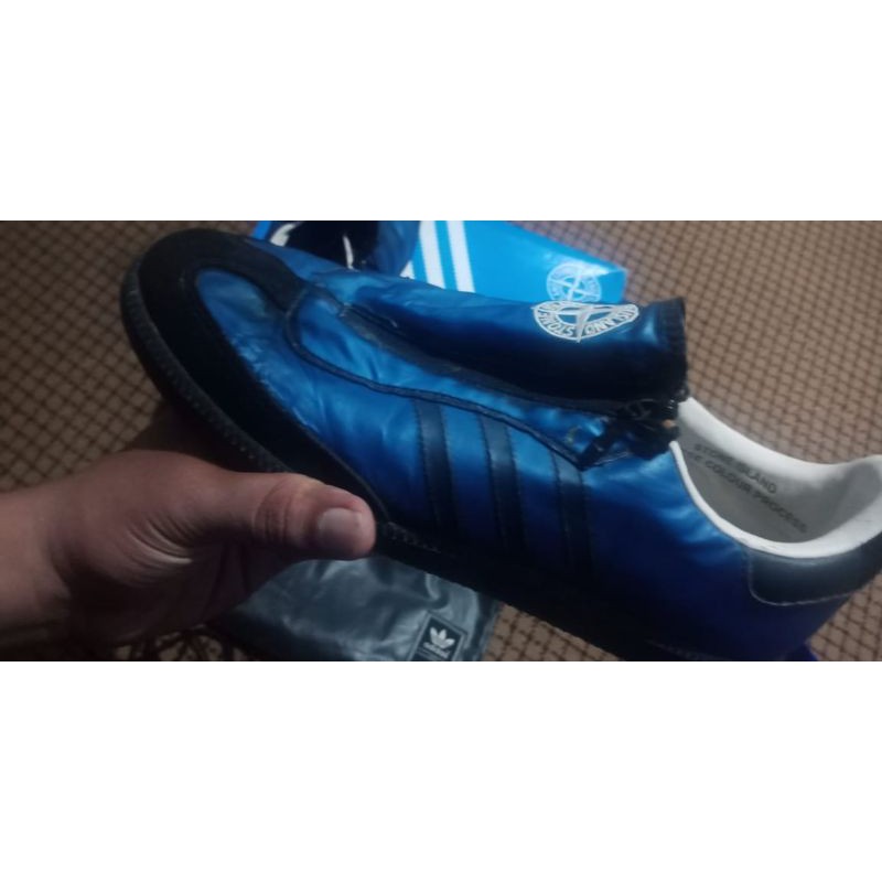 Sepatu Adidas Samba x Stone Island