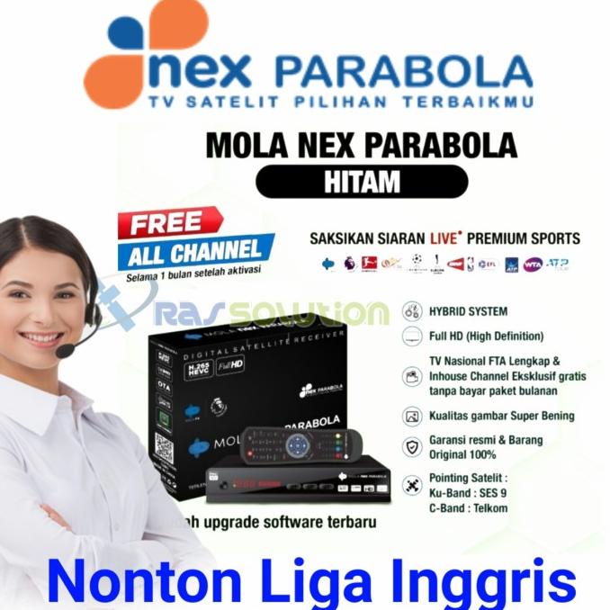Receiver Nex Parabola Mola tv (Liga inggris)