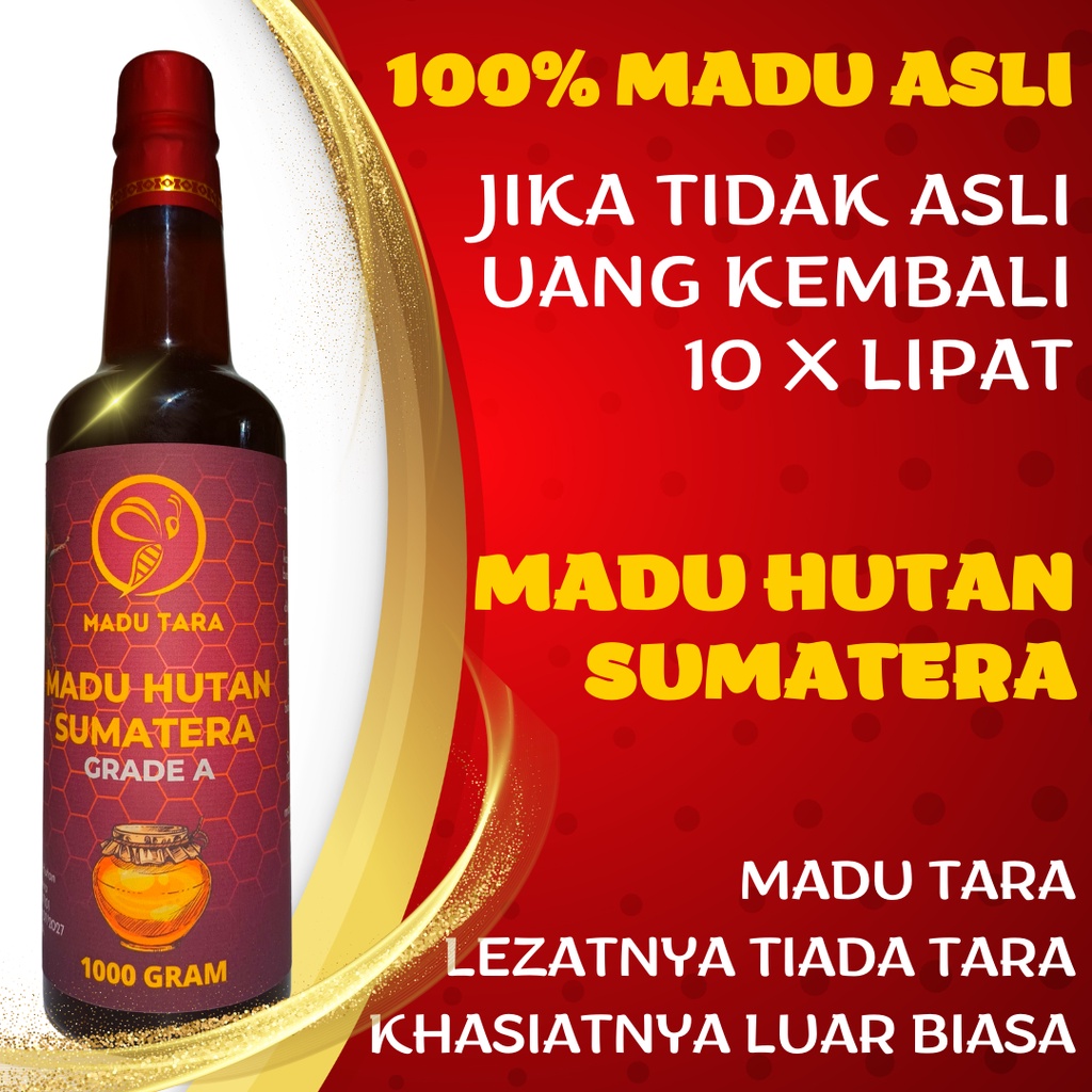 MADU HUTAN SUMATERA MADU ASLI MADU MENTAH MURNI RAW HONEY MADU TARA