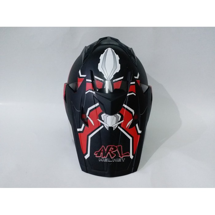 Untuk Anda Helm ARL Double Visoe  Semi Cross Marc Marquez