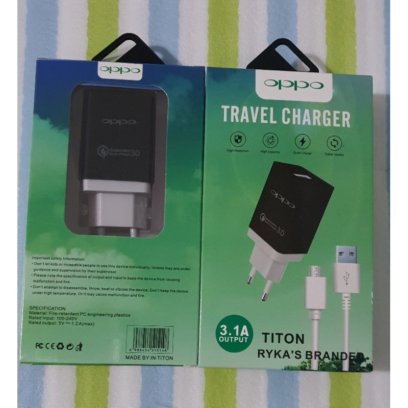 TRAVEL CHARGER TITON RYKA'S OPPO