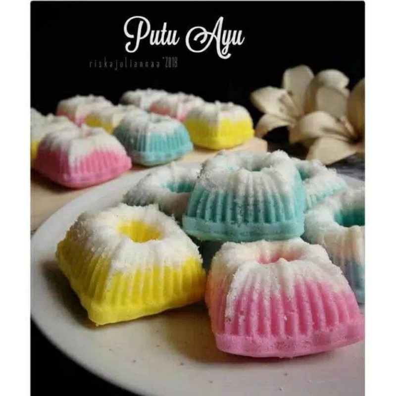 cetakan kue putri ayu / cetakan putu ayu / cetakan plastik kue putu