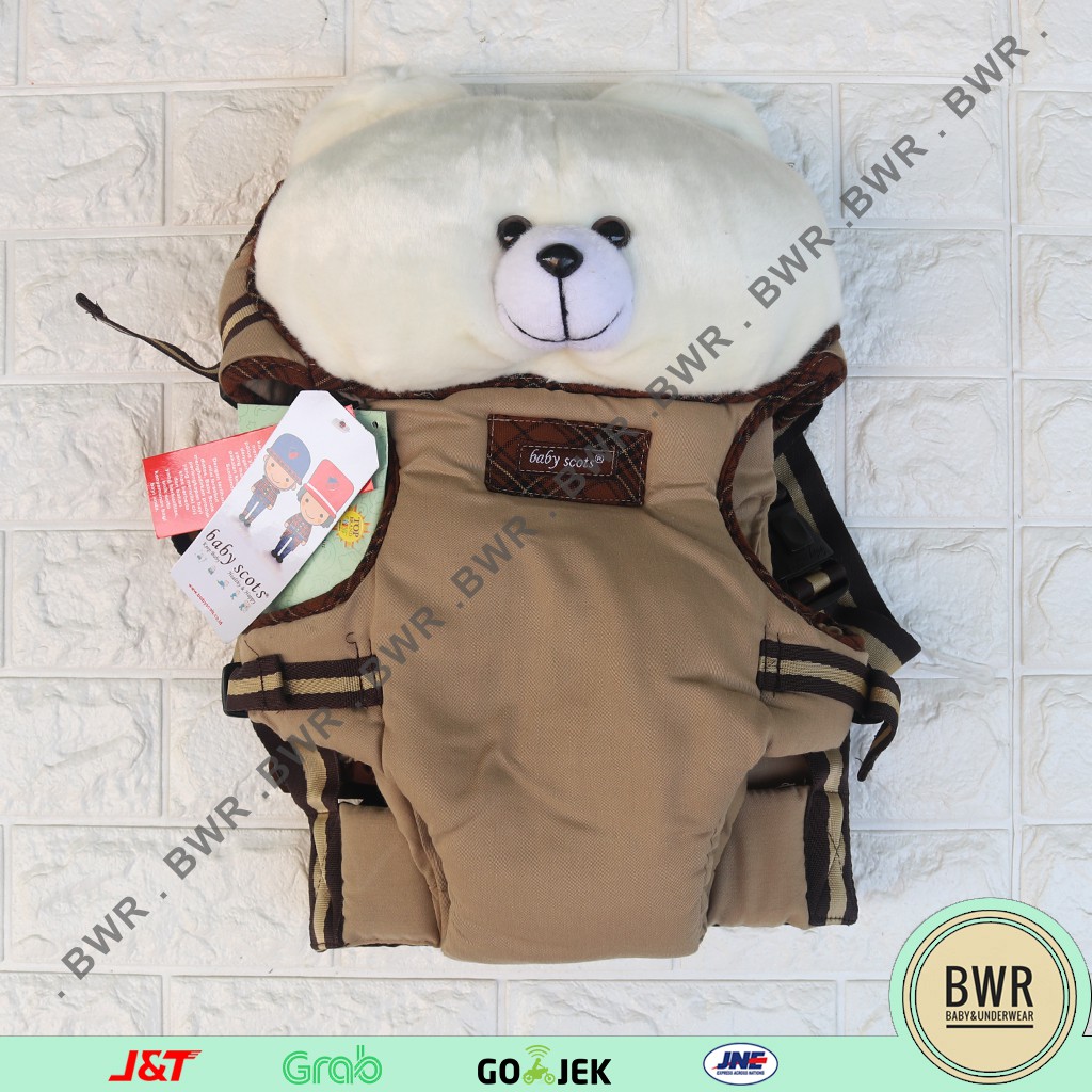 Gendongan Baby Scots BONEKA | Gendongan Kangguru Boneka Beruang | ISG 004