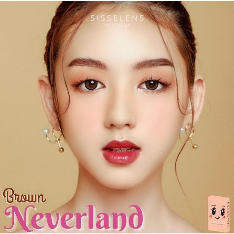 SISSE LENS NEVERLAND SOFTLENS GRAY BROWN Normal s/d -500