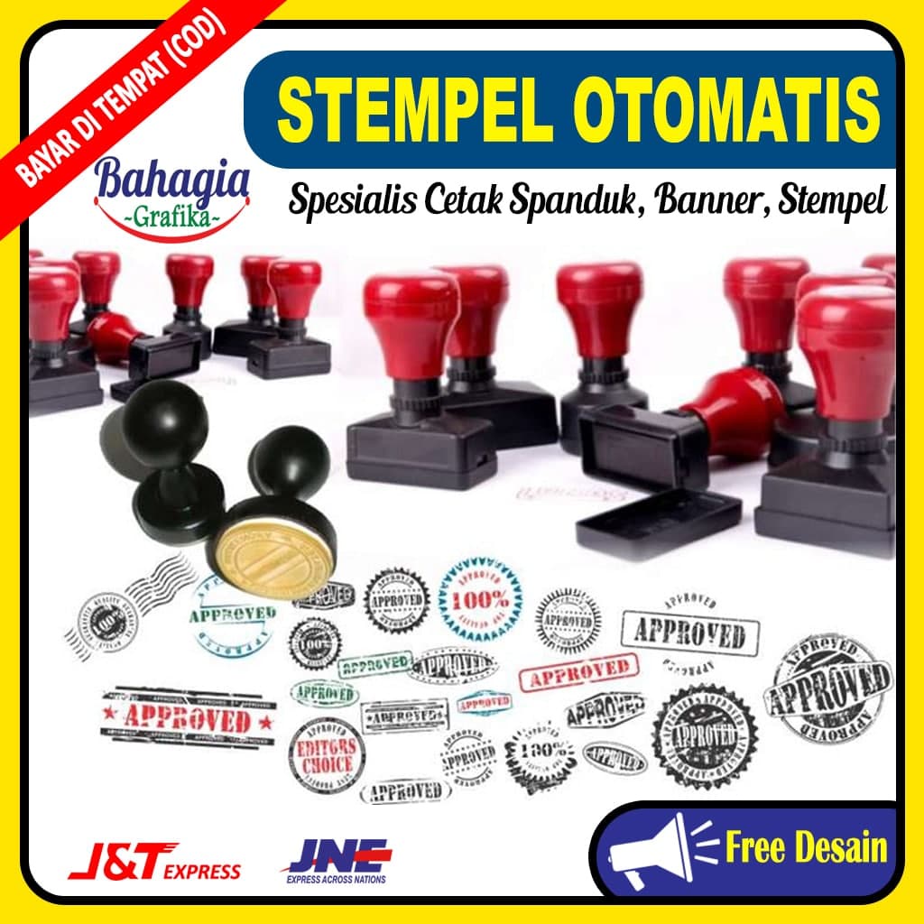 

Stempel Custom Logo Perusahaan ukuran 2243 2626 oval 35 bulat 32