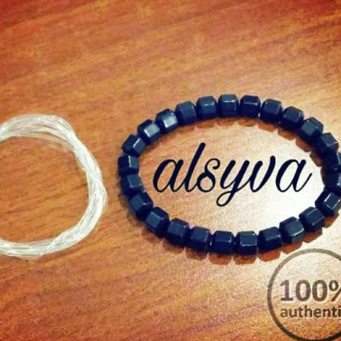 DISKON Alsyva Black jade Gelang kesehatan( ORIGINAL) DX107