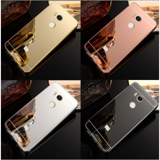 Aluminium Bumper Mirror Case Xiaomi Redmi Note 2, Note 3, Note 4, Mi4i, 3/3Pro, 4/4 Prime, Mi5S