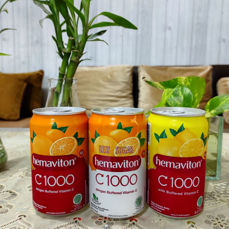 

HEMAVITON C1000 Health Drink Kaleng 330ml (Semua Rasa)