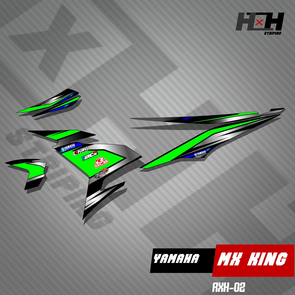Stiker Striping MX KING 02 Desain Racing