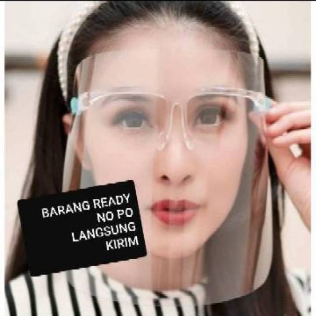 PROMO CUCI GUDANG 10PCS FACE SHIELD NAGITA/APD/PELINDUNG WAJAH MODEL KACAMATA