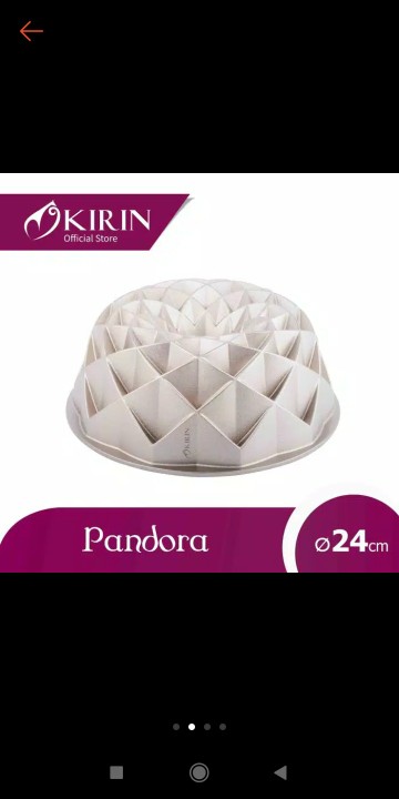 Kirin Loyang Kue Premium Cake Pan Die Cast Pandora Cetakan Kue