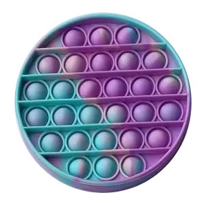 glinkshop1 Pop it Square Unicorn Dinosaurus Among Us Love Bulat popit Marble Degradasi Tie Dye-Bulat Dye