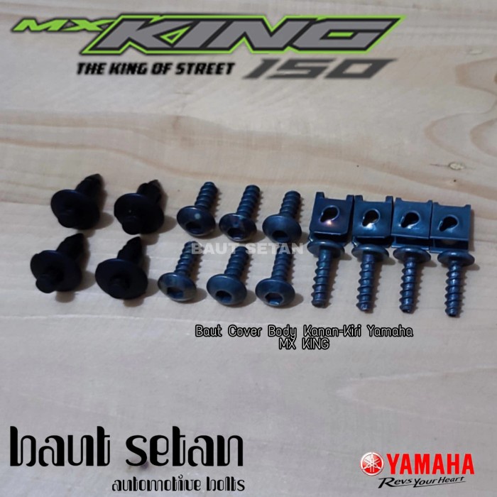 baut fullset cover body belakang Mx-King 150baut body Mx-King 150