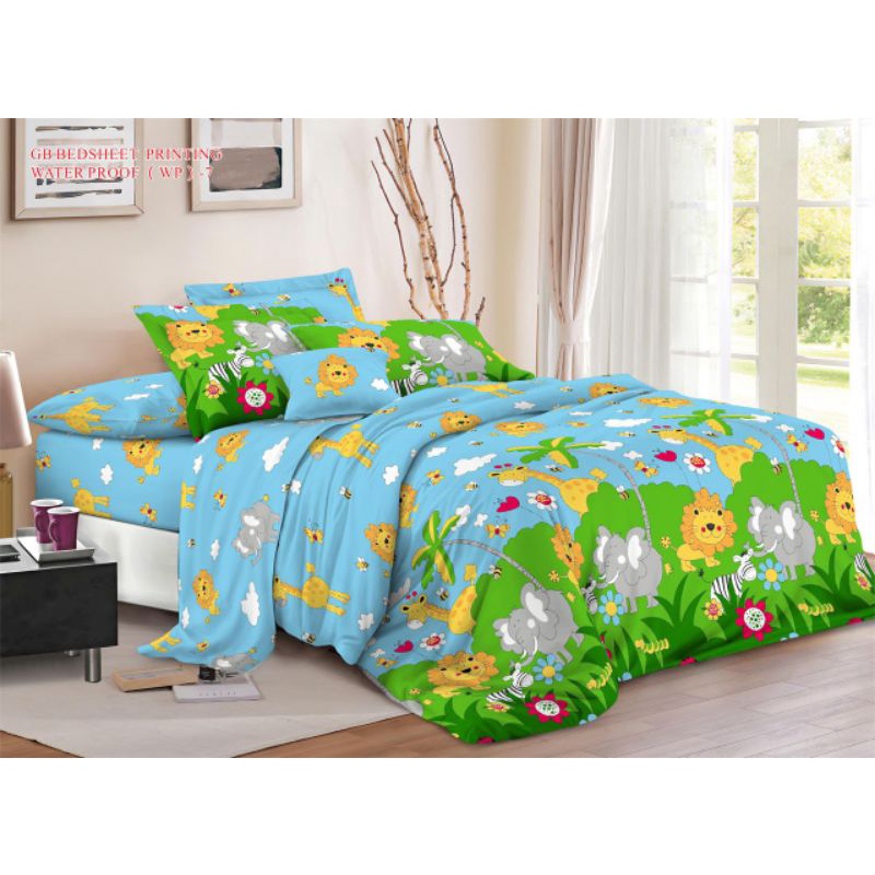 SPREI | SPRE | SPREI WATERPROOF DINO / ROCKET / DINO / UKIR / POLOS / BINTANG / SPREIWATERPROOF/ SPREI 90x200 100x200 120x200 140x200 160x200 180x200 200x200-4