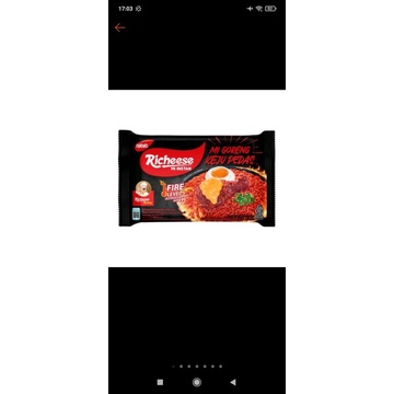 

Mie goreng Richeese keju Level 5