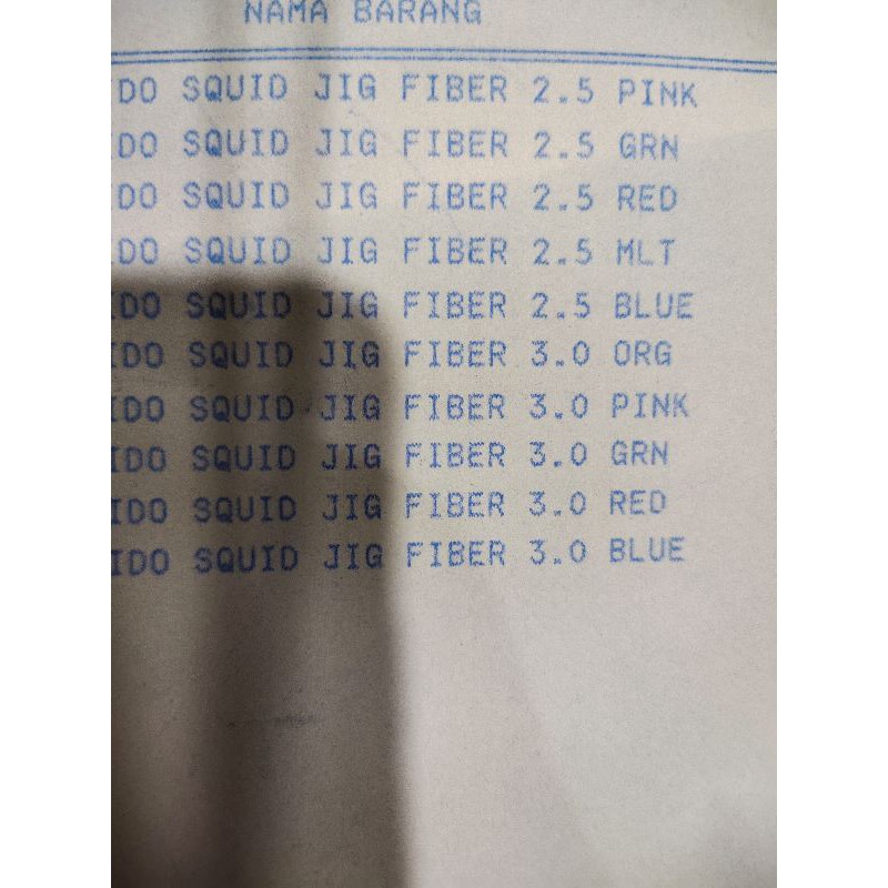 pancing cumi umpan cumi squid jig fiber daido lure cumi