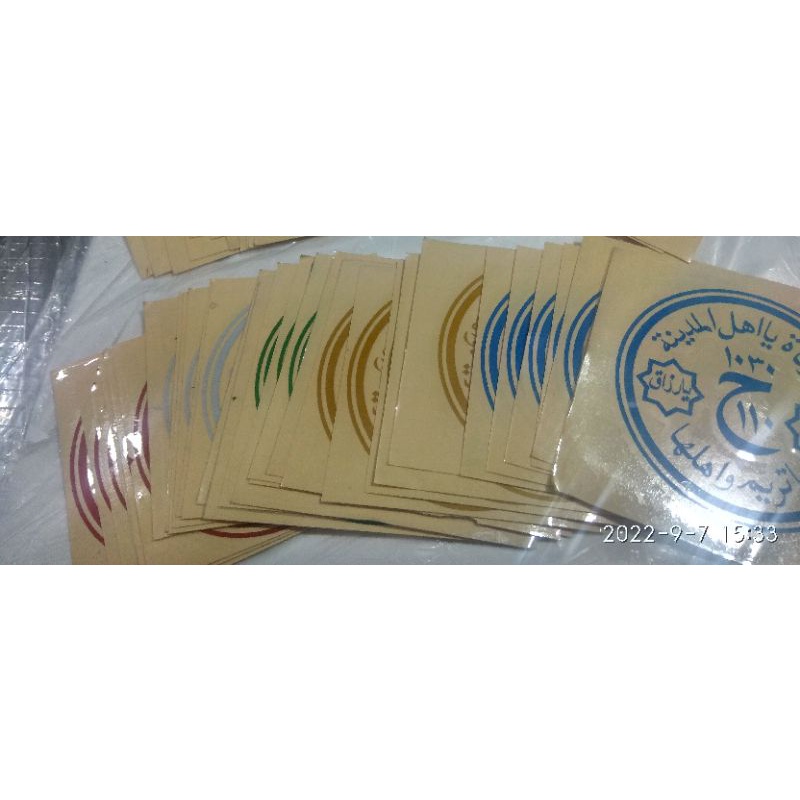 cutting stiker darkah bulat