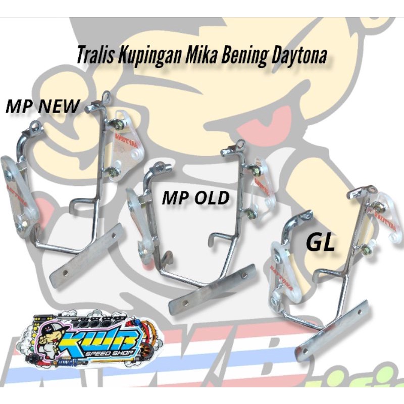 Kupingan mika bening transparant DAYTONA PNP tralis GL MP TIGER