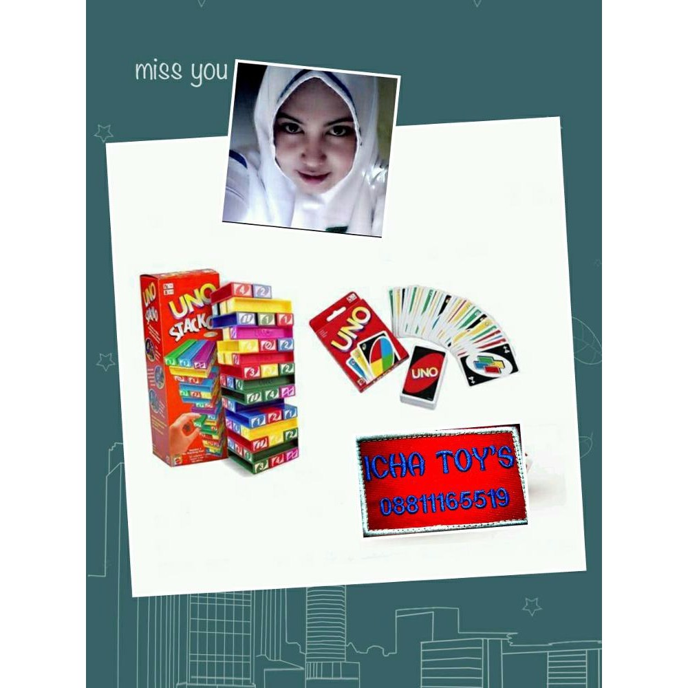 uno stacko original plus kartu uno