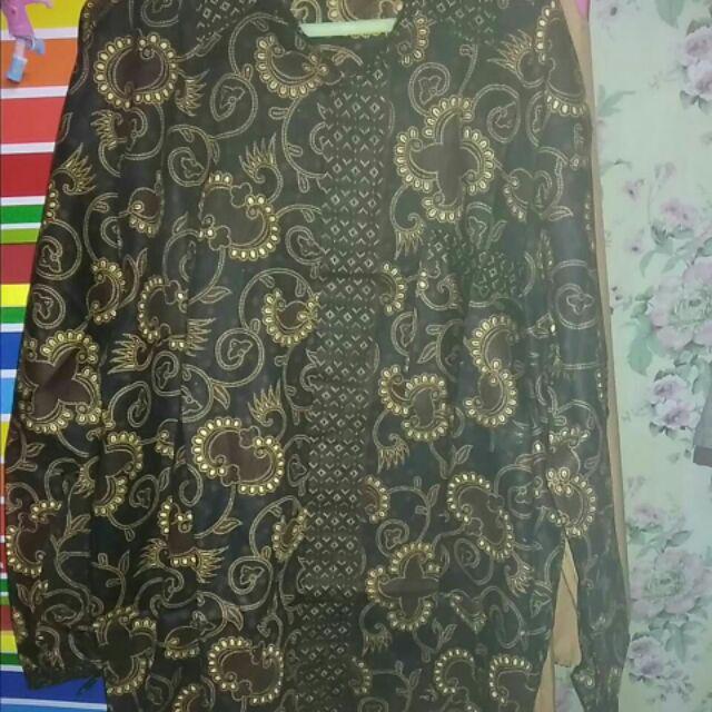 Kemeja Batik Pria Ppbtk07 Modern Lengan Panjang Casual Modis Trendy Masa Kini M L Xl Asli Pekalongan