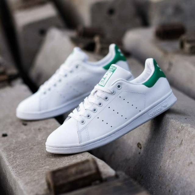 Adidas Stan Smith White Green Leather