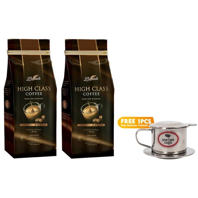 

Kopi Luwak High Class Dark Roast Bean 200gr Twin Pack -Diskon Besar