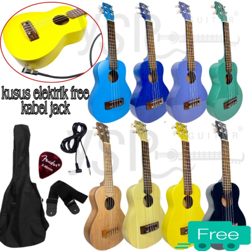 UKULELE AKUSTIK ELEKTRIK | KENCRUNG AKUSTIK ELEKTRIK