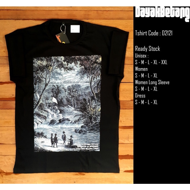 Kaos Dayak kalimantan