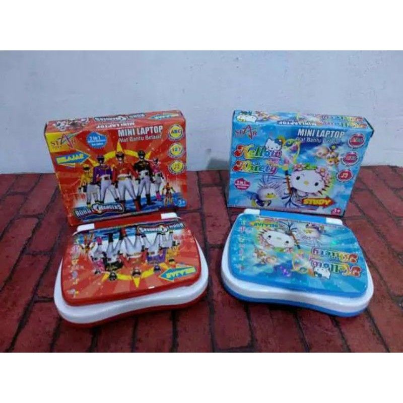 MAINAN EDUKASI ANAK LAPTOP MINI 2 BAHASA/ MAINAN LAPTOP 2 BAHASA/ LAPTOP MAINAN ANAK MURAH