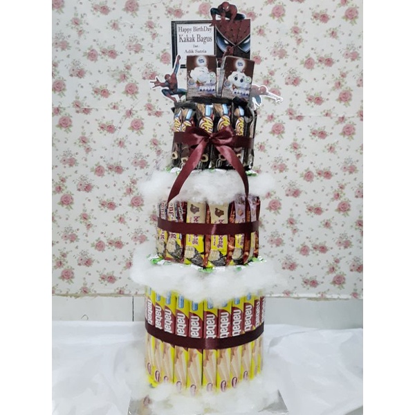 Buket snack tart 3 tingkat