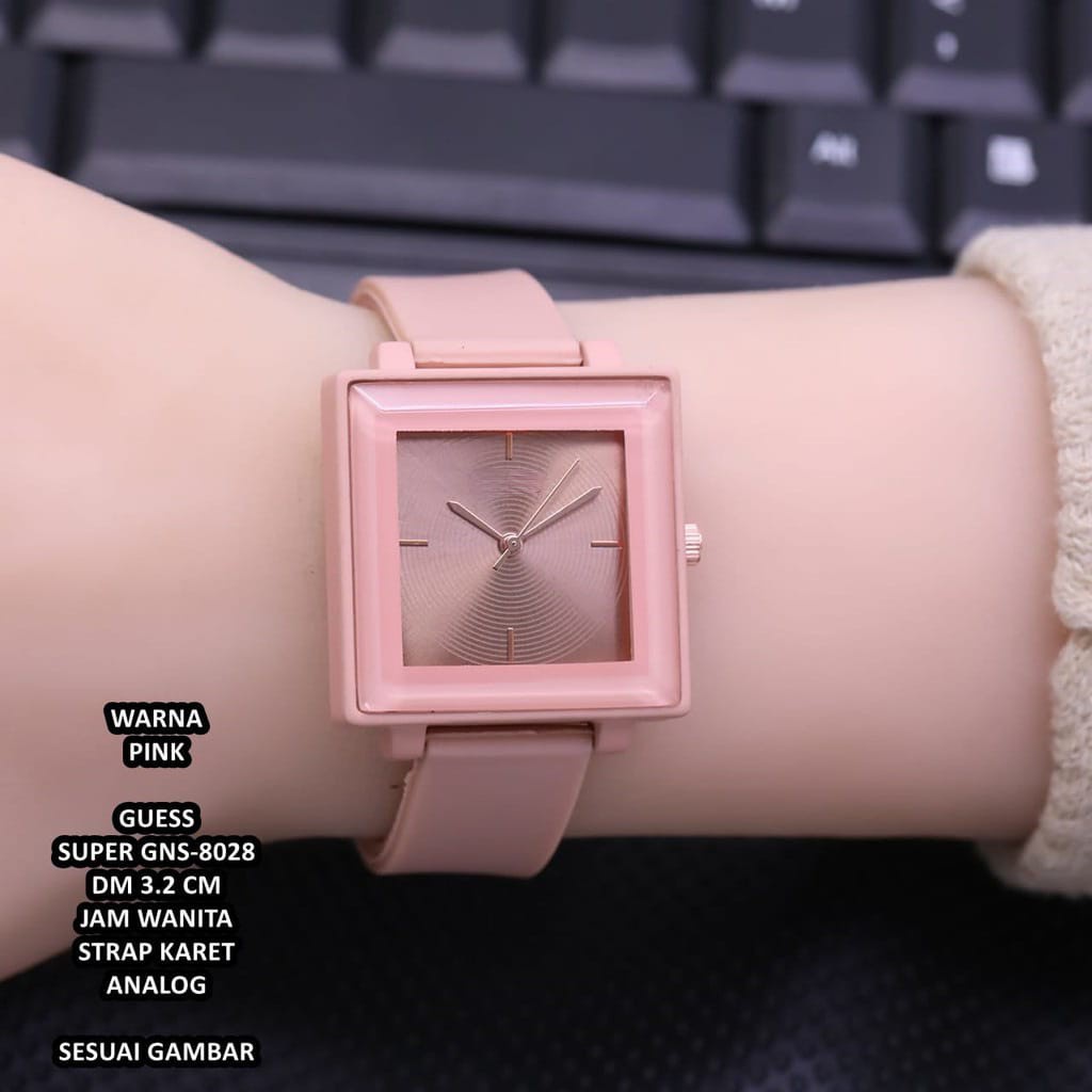 Jam Tangan Analog Wanita Strap rubber Type CK16