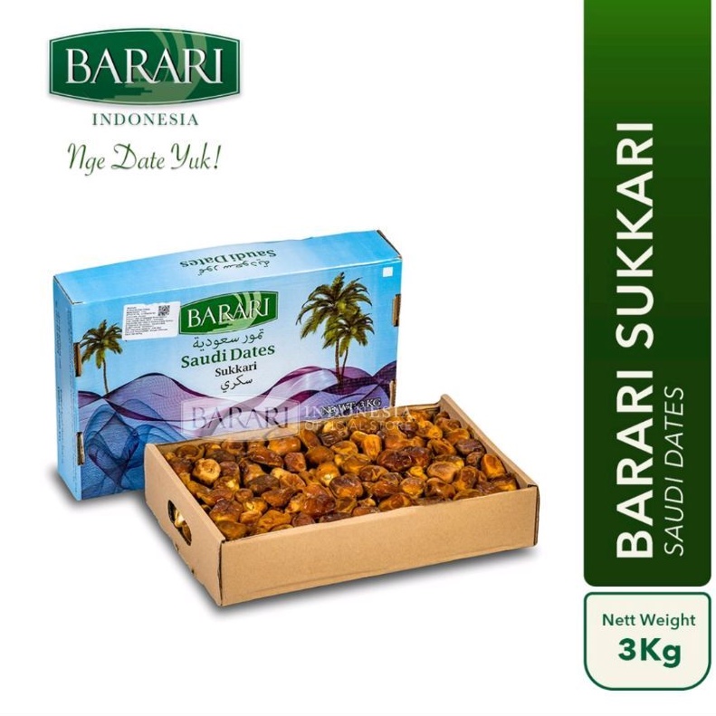 KURMA SUKARI BARARI PREMIUM 3KG / RUTHOB SUKARI / SUKARI PREMIUM 3GR