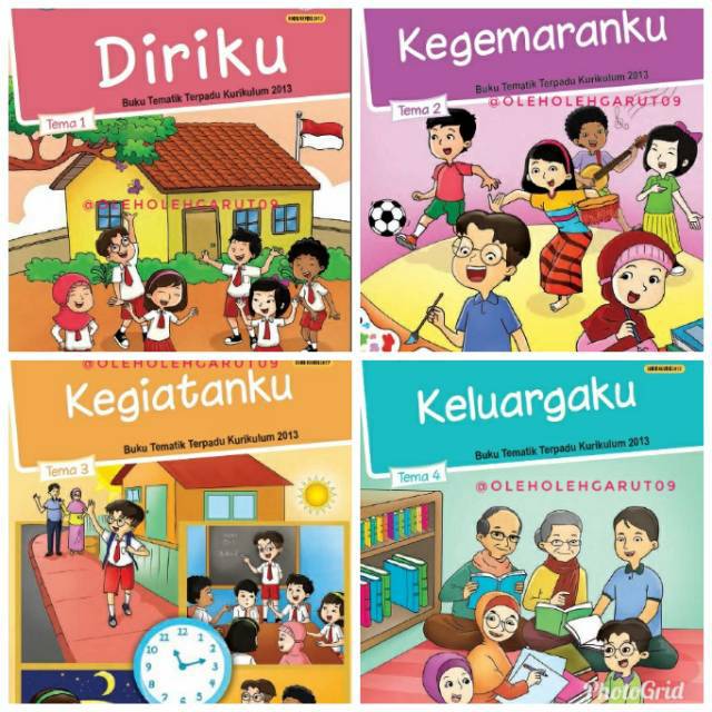 Buku SD Kelas 1 Tematik 1 2 3 4 5 67 8 Sekolah Paket Siswa ...