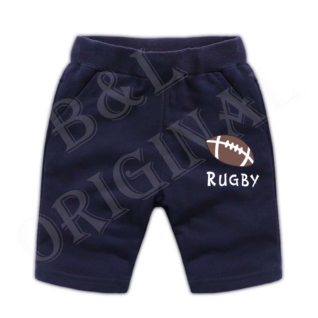 BS/COD/CELANA PENDEK RUGBY ANAK ANAK 1-7 TAHUN//REALPIC//GOOD QUALITY