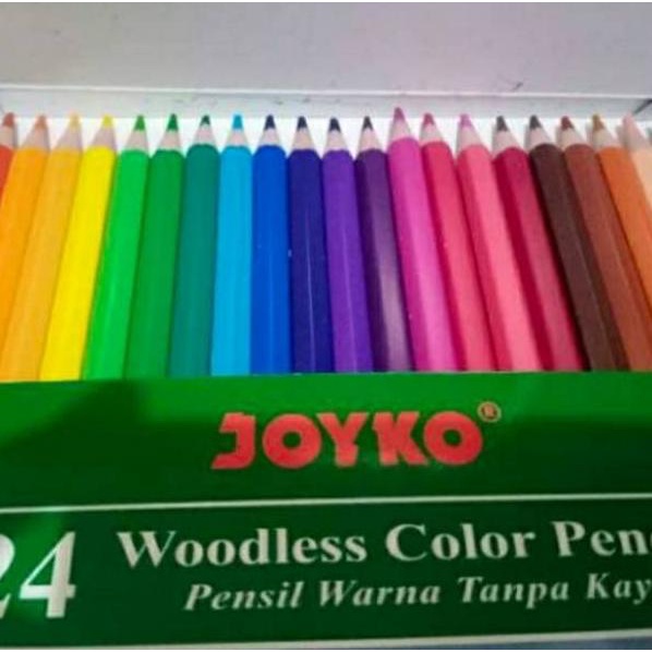 

Dijamin Keren Pensil Warna Joyko isi 24 Warna