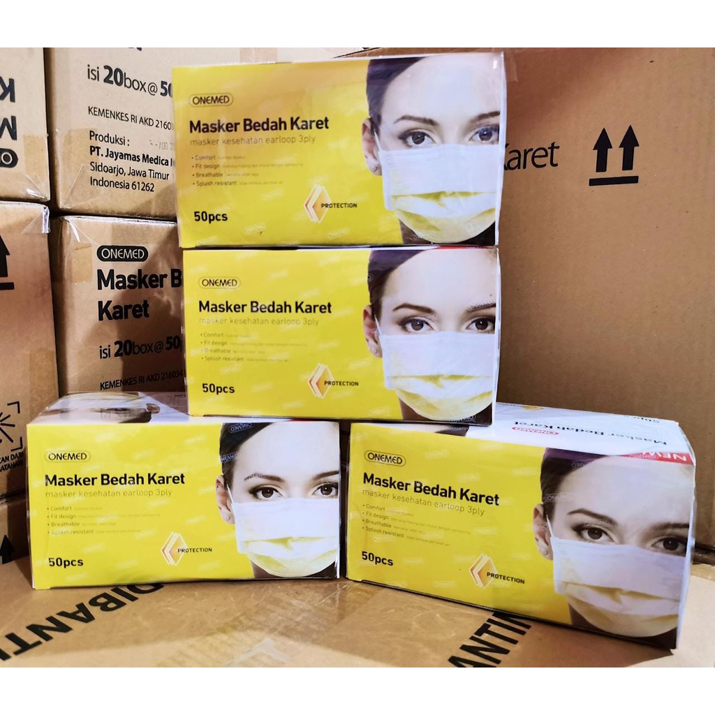 Masker Medis Onemed Kuning