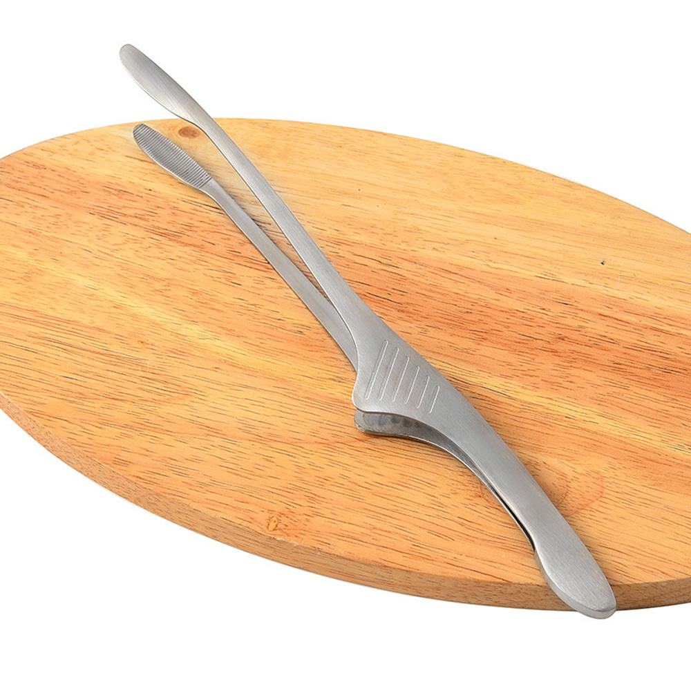 ELEGANT Meat Food Tweezers Grill Barbecue Tool BBQ Tongs Stainless Steel Fish Kitchen Utensil Beef Home Salad Food Clip/Multicolor