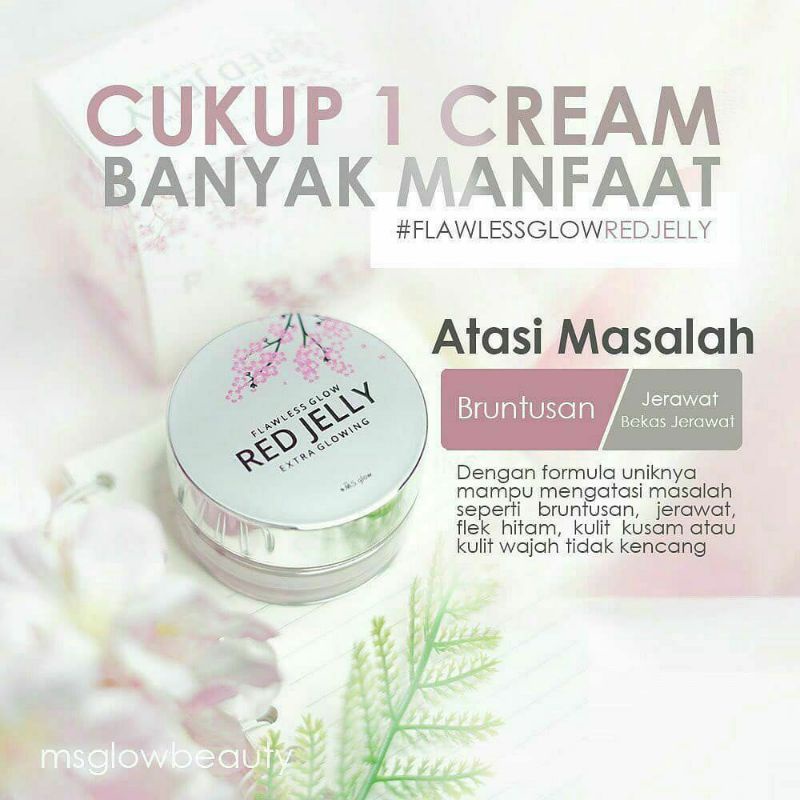 RED JELLY MS GLOW / MS GLOW RED JELLY / flawless glow red jelly