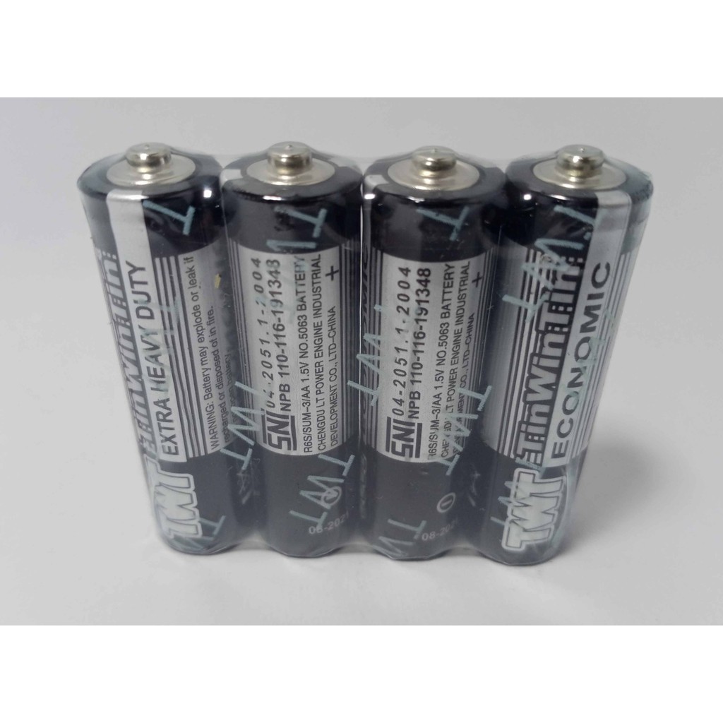 BATERAI BATTERY BATRE AA/A2 TWT Hitam