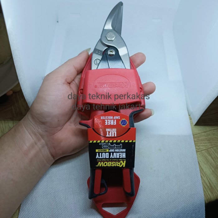 

RB krisbow gunting baja ringan kiri - aviation snip left cutting krisbow