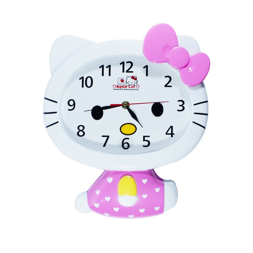 Jam Dinding Anak Doraemon Keropi Minion 37cm Sweep Movement Free Baterai