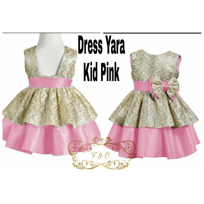 Dress Anak Perempuan / Dress Satu Ukuran Fit to 3-5 Tahun / Yara