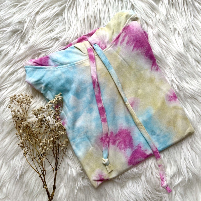 HOODIE TIEDYE SWEATER TIE DIE JAKET WANITA PREMIUM