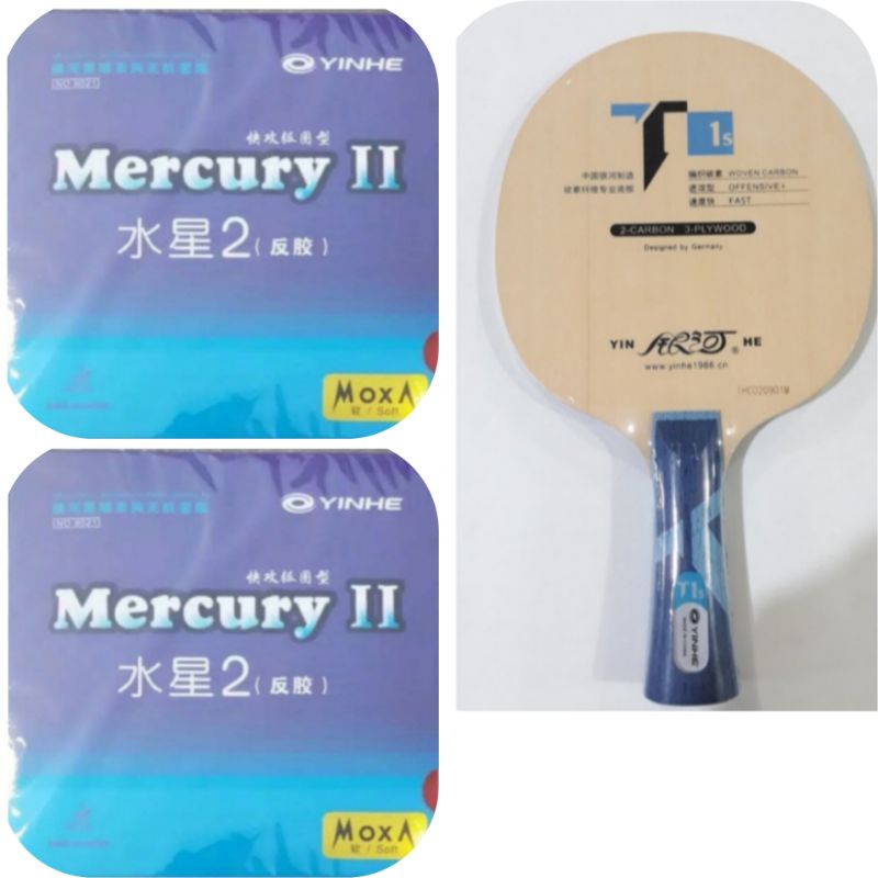 BET RAKITAN BLADE YINHE T1S RUBER MARCURY II