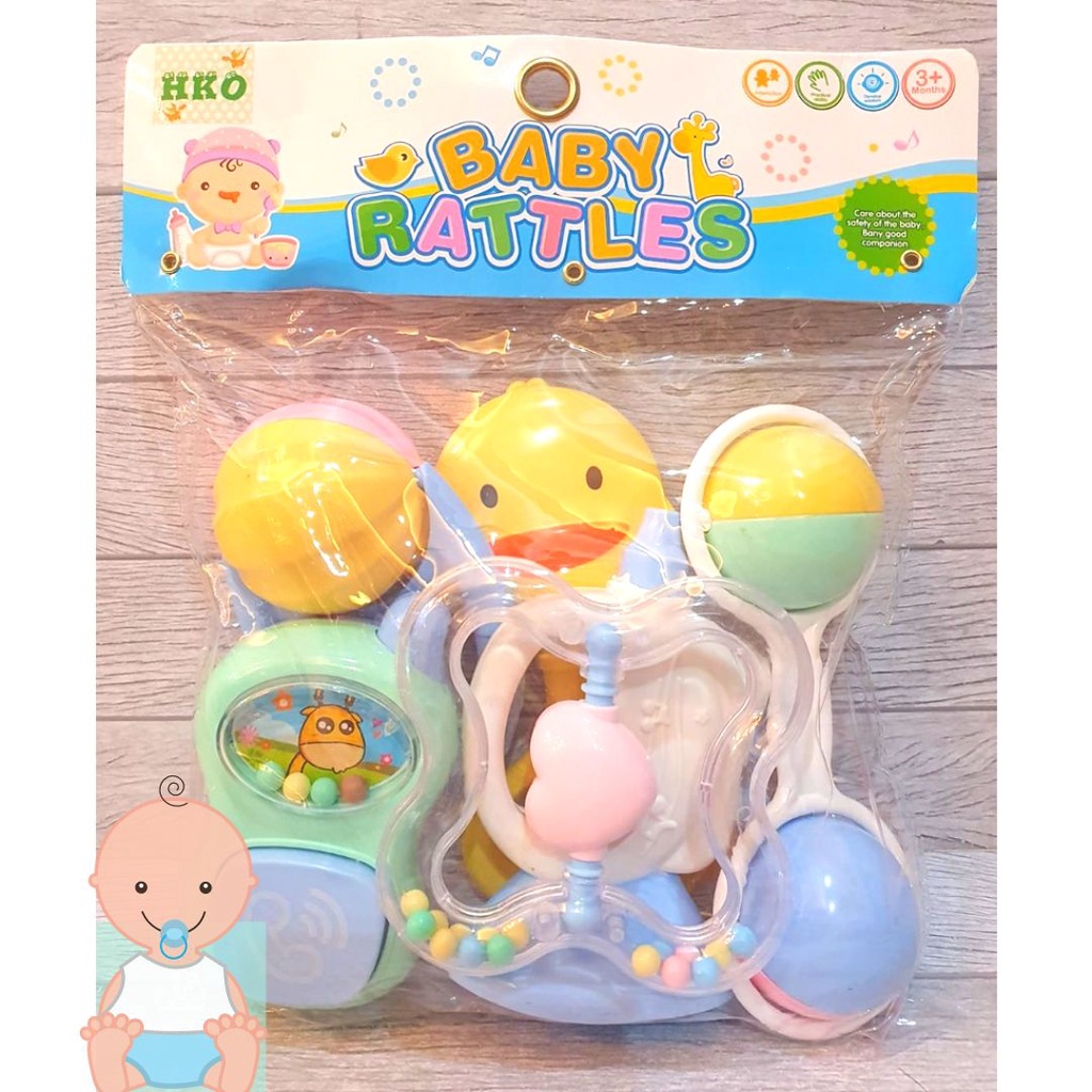 Soft Toy Teether Shaking Bell | Mainan Bayi Edukasi Silikon |Teether Banana | Isi 6pcs Mainan Gigitan Bayi Sensory Handball Mandi Bola Bath Toys