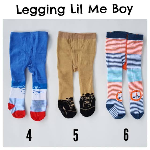 Legging Bayi Lil Me Motif Boy