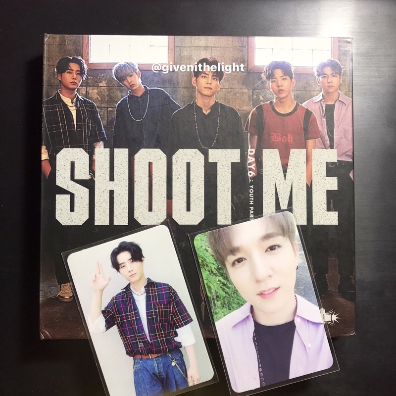 shoot me day6 fullset unsealed pc sungjin brian youngk