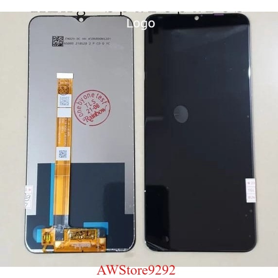 Layar Screen LCD TS Touchscreen Fullset OPPO A35 2021 - BLACK