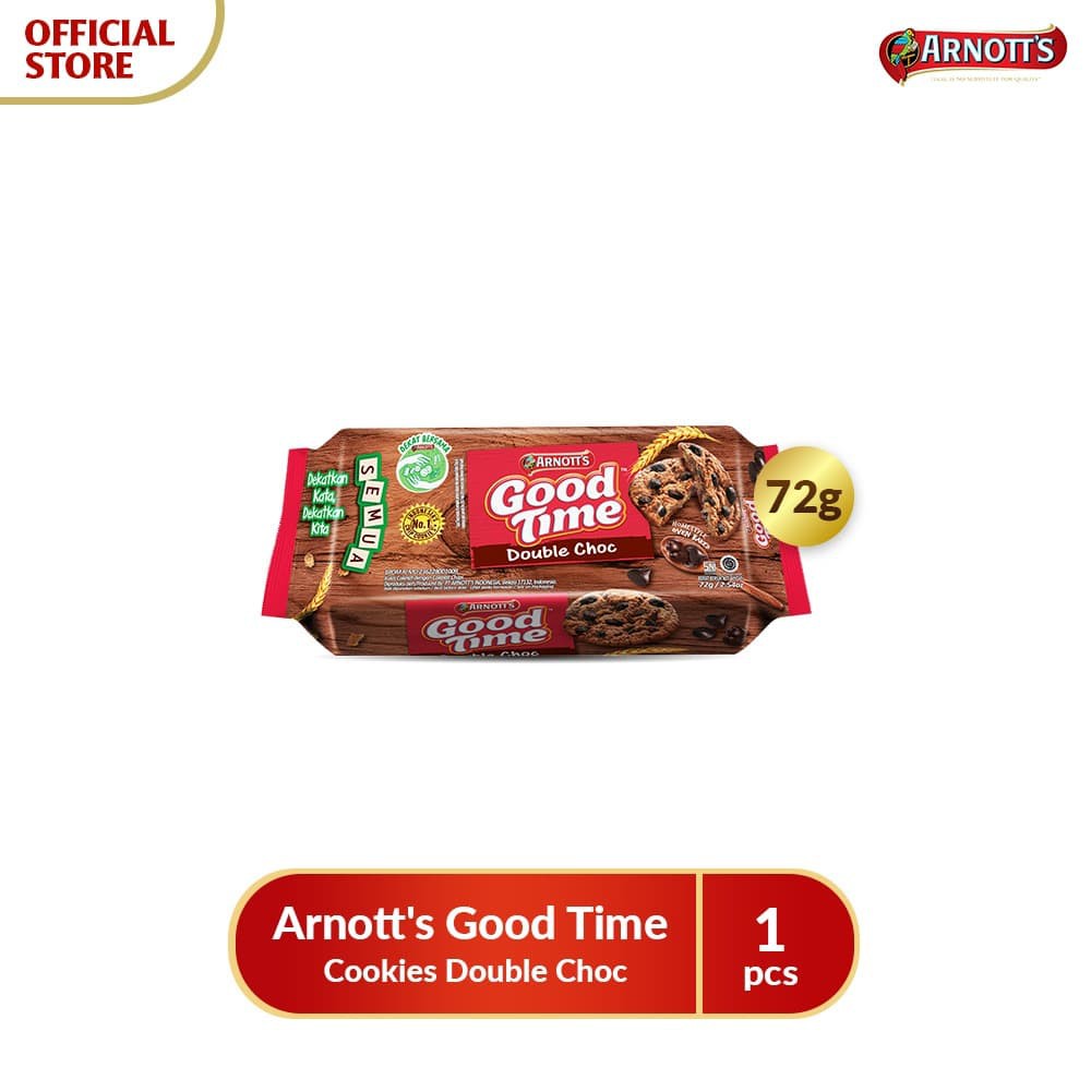 

PROMO ARNOTT'S GOOD TIME COOKIES DOUBLE CHOC TERMURAH