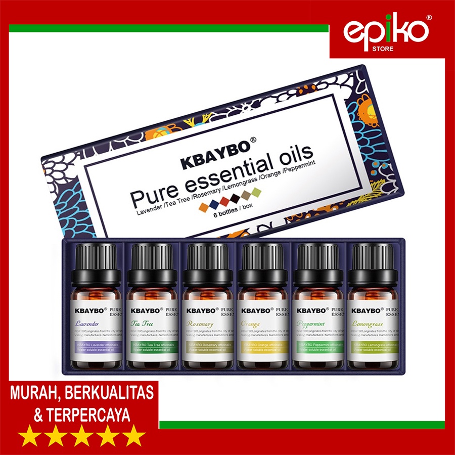 Aroma Terapi - Aromaterapy - Esential Oil DAPAT 6 BOTOL x 10 ml